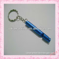 promotion gifts metal safety mini keychain aluminum whistle